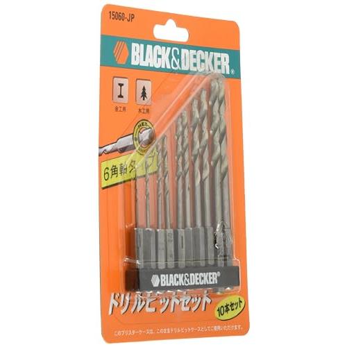ブラックアンドデッカー(BLACK+DECKER) 6角軸ドリルビット 10本 セット
