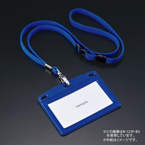 1つ¥699〈オーダー〉名札　名札ホルダー付き　シンプル　ネームプレート オープン工業 吊り下げ名札 ネームプレート 名札 ネームホルダー 名刺