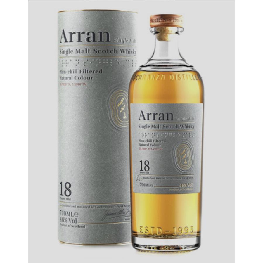 【未開封】Arran 18年 シングルモルトスコッチウイスキー 700ml アラン18年 700ml 箱付 並行品 : リカーショップちよマルシェ - 通販