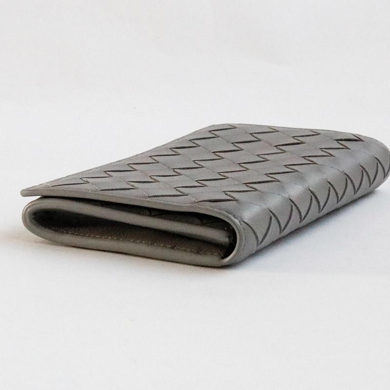 【在庫一掃】 ボッテガヴェネタ マキシ イントレチャート 長財布 レディース 【中古】 BOTTEGA VENETA（ボッテガ・ヴェネタ） 中古 美品 ボッテガ ヴェネタ