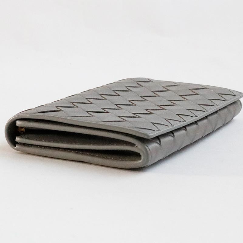 ボッテガヴェネタ イントレチャート長財布【美品】 BOTTEGA VENETA（ボッテガ・ヴェネタ） 中古 美品 ボッテガ ヴェネタ