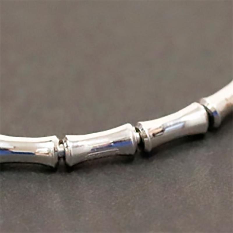 グッチ GUCCI バンブー K18WG ブレスレット グッチ ブレスレット バンブー メンズ レディース ホワイト