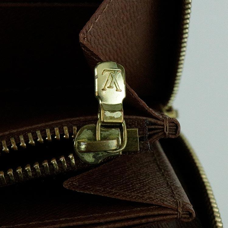 中古 ルイヴィトン モノグラムローズ 長財布 M93759 ジッピーウォレット レディース ブランド財布 LOUIS VUITTONの画像