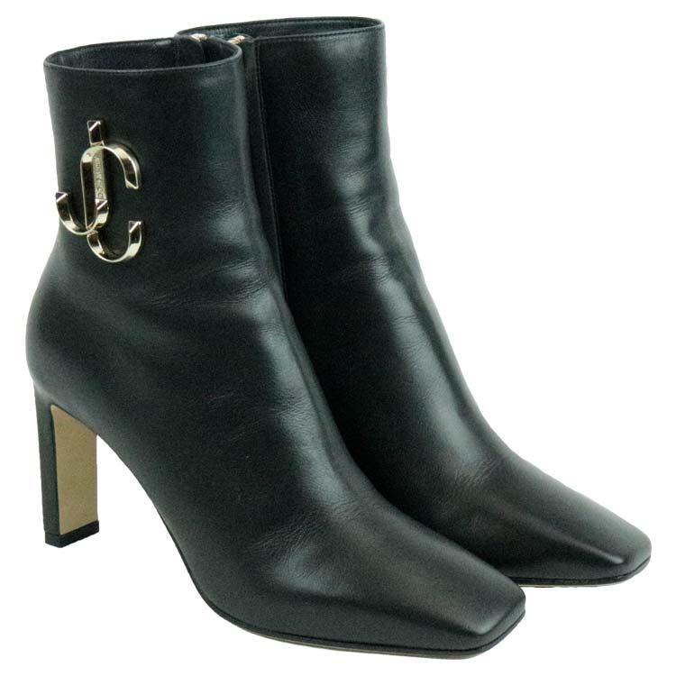永遠の定番モデル JIMMY CHOO ジミーチュウ レザーブーツ 未使用 mm15
