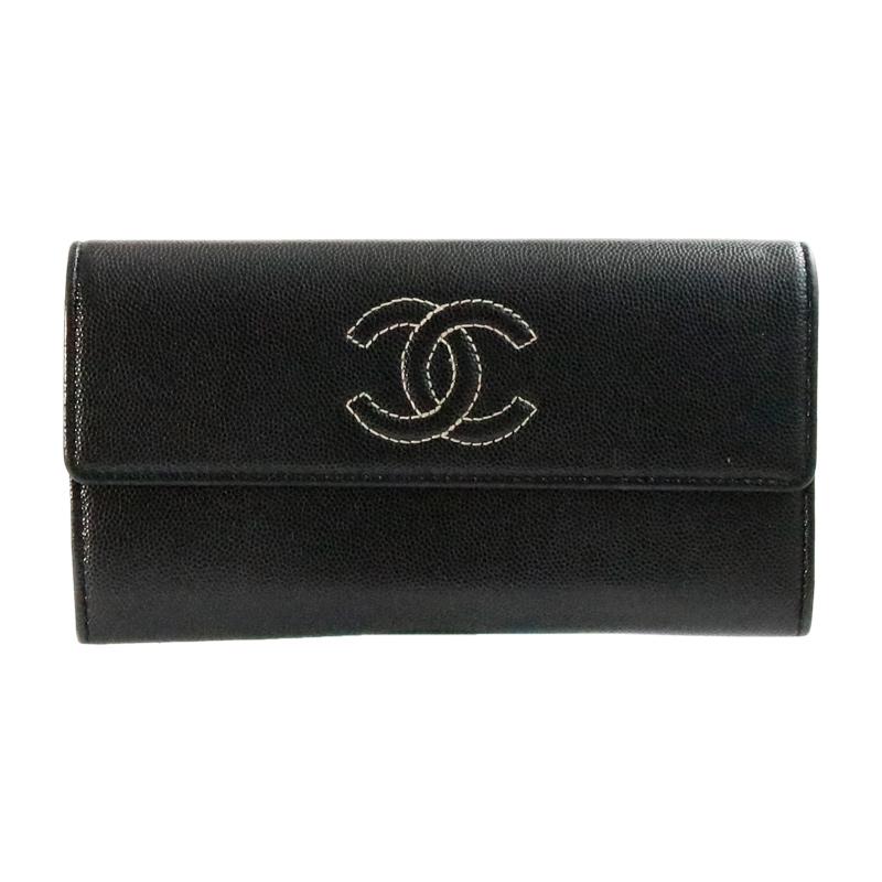シャネル 長財布 ココマーク 二つ折り長財布 レザー 革 ブラック 黒 A50070 CHANEL CC ファスナー長財布 財布 ロングウォレット ウォレット サイフ 箱付き【中古】 楽天市場】シャネル 長財布 ココマーク 二つ折り長財布 レザー 革