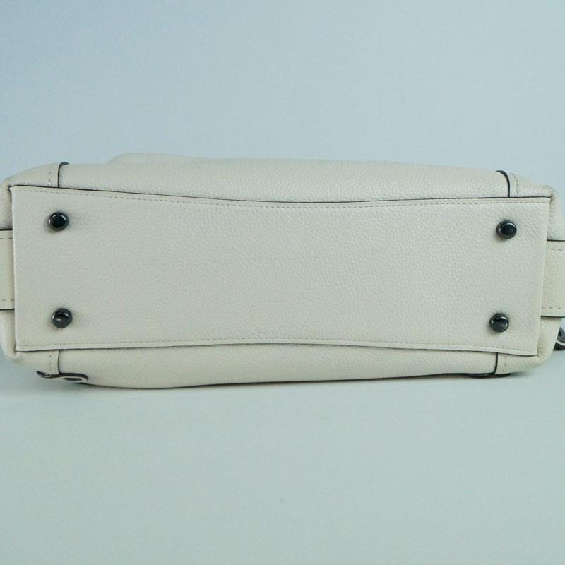 COACH（コーチ） 中古 イーディー レザートートバッグ ホワイト 21348 