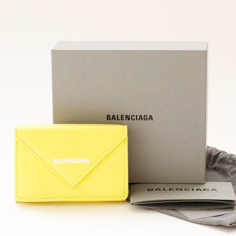 BALENCIAGA（バレンシアガ） 中古 ペーパーミニウォレット 三つ折り