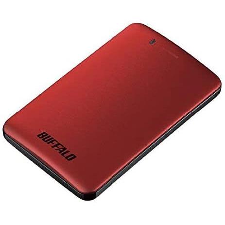 バッファロー SSD-PM120U3A-R USB3.1（Gen1）小型ポータブルSSD 120GB レッド