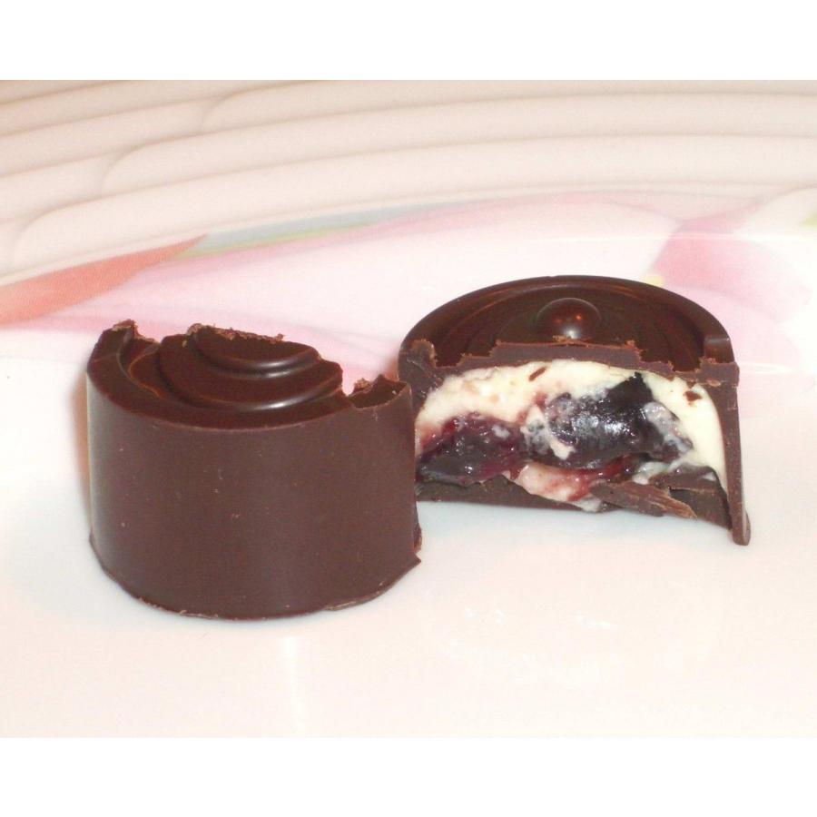 レアチーズケーキのボンボンショコラ "ダークチェリー" （４個入） | 