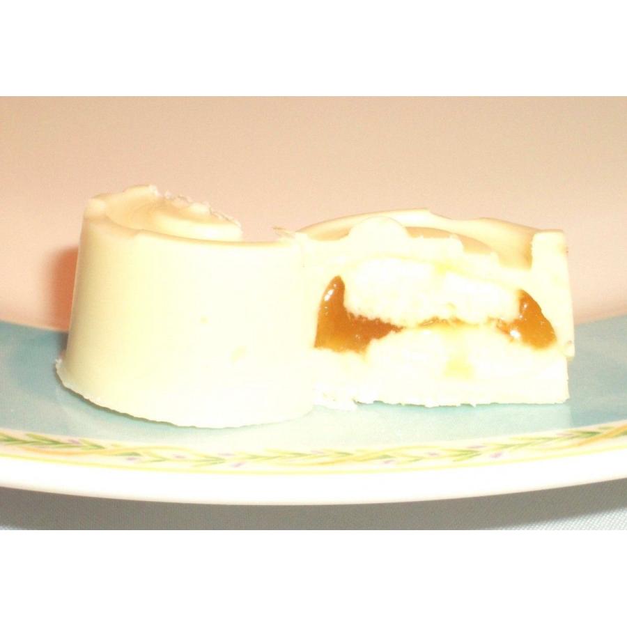 レアチーズケーキのホワイトボンボンショコラ "オレンジ" （４個入） | 
