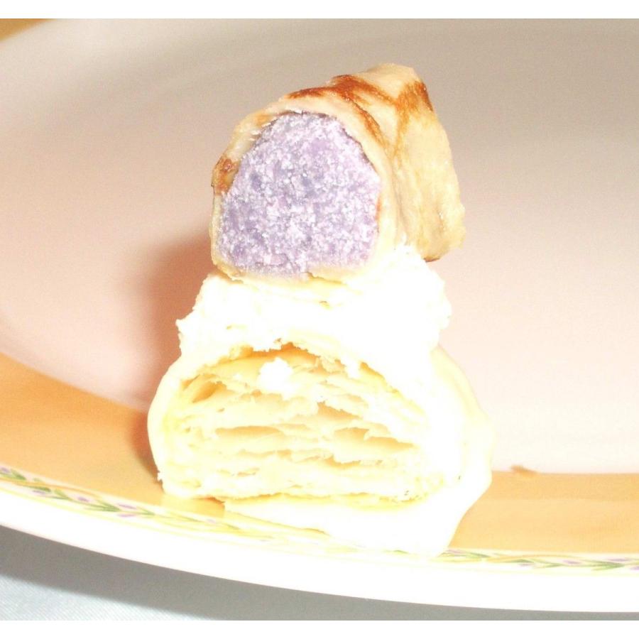 チーズonホワイトチョコレートパイ 【紫芋のクレープ巻】 (４個入) |  | 01