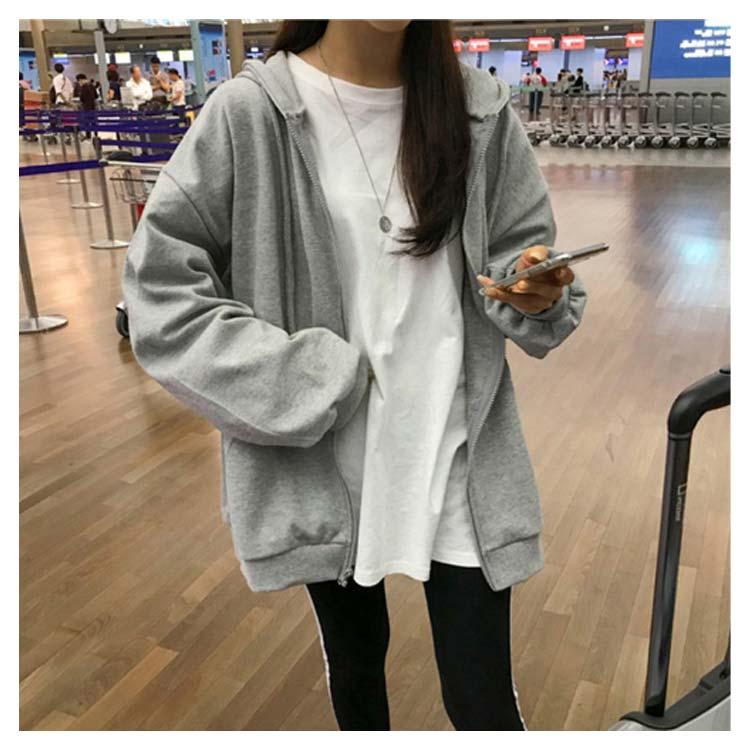 長袖 パーカー ジップアップ 秋 夏 薄手 フード付き 可愛い レディース アウター ジップアップパーカー スウェット ライトアウター ゆったり 春秋 |  | 10