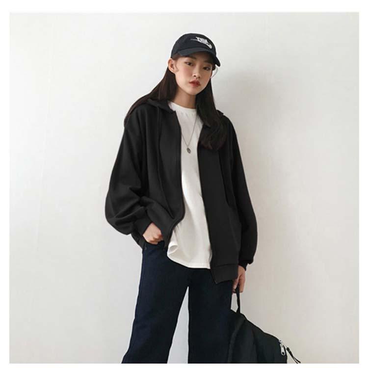 長袖 パーカー ジップアップ 秋 夏 薄手 フード付き 可愛い レディース アウター ジップアップパーカー スウェット ライトアウター ゆったり 春秋 |  | 11