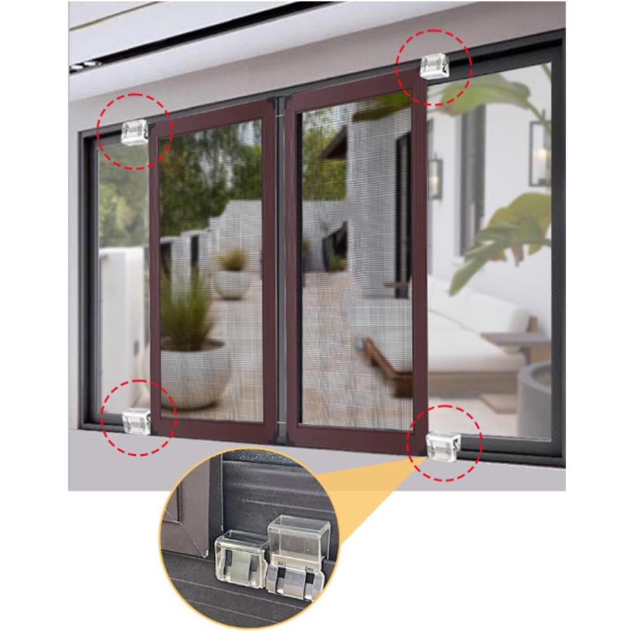 窓 10個セット 防犯グッズ 猫 窓ロック ペット 10個セット 子供 サッシ 網戸ロック 犬 補助錠 ロック 窓ストッパーチャイルドロック 窓 スト |  | 10