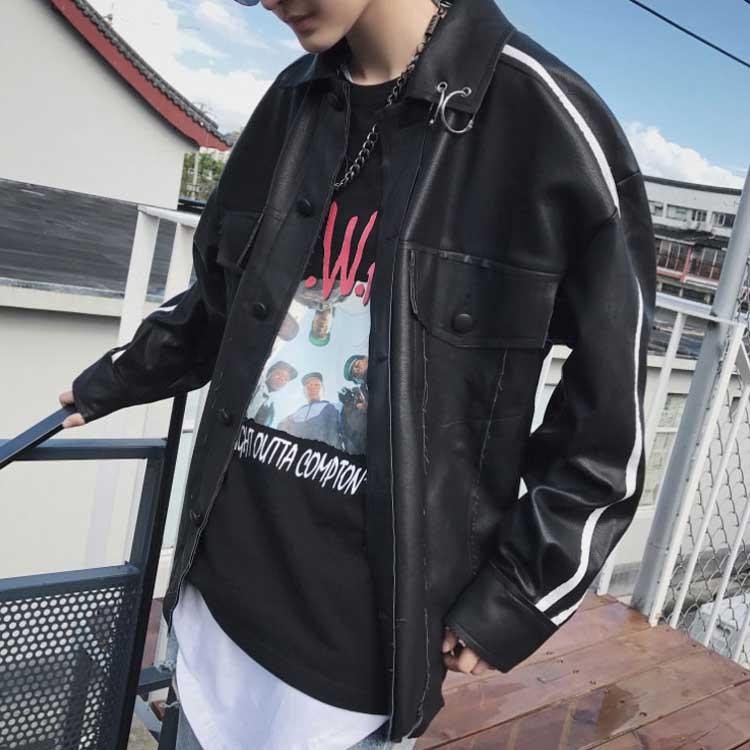 送料無料レザージャケット メンズ ライダースジャケット アウター 秋冬 レザージャケット Pu革 無地 クール かっこいい ジャケット 秋冬新作 豪華で新しい