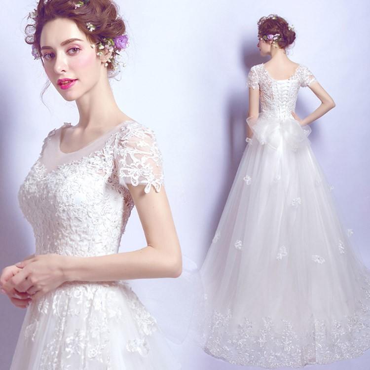 送料無料ウェディングドレス ロング丈 締め上げ 大きいサイズ ロングタイプ ホワイト お呼ばれドレス ロングドレス サイズ豊富 二次会パーティーにもお