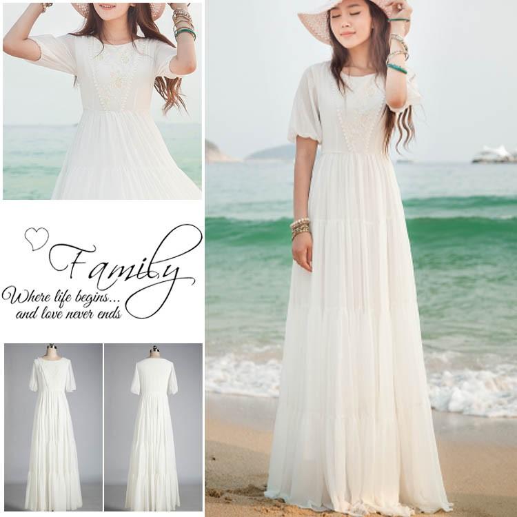 マキシワンピース シフォンワンピース マキシ丈ワンピース 結婚式 白 ホワイト ロング ノースリーブ マキシワンピ ワンピース レディース Cttt Chobo 通販 Yahoo ショッピング