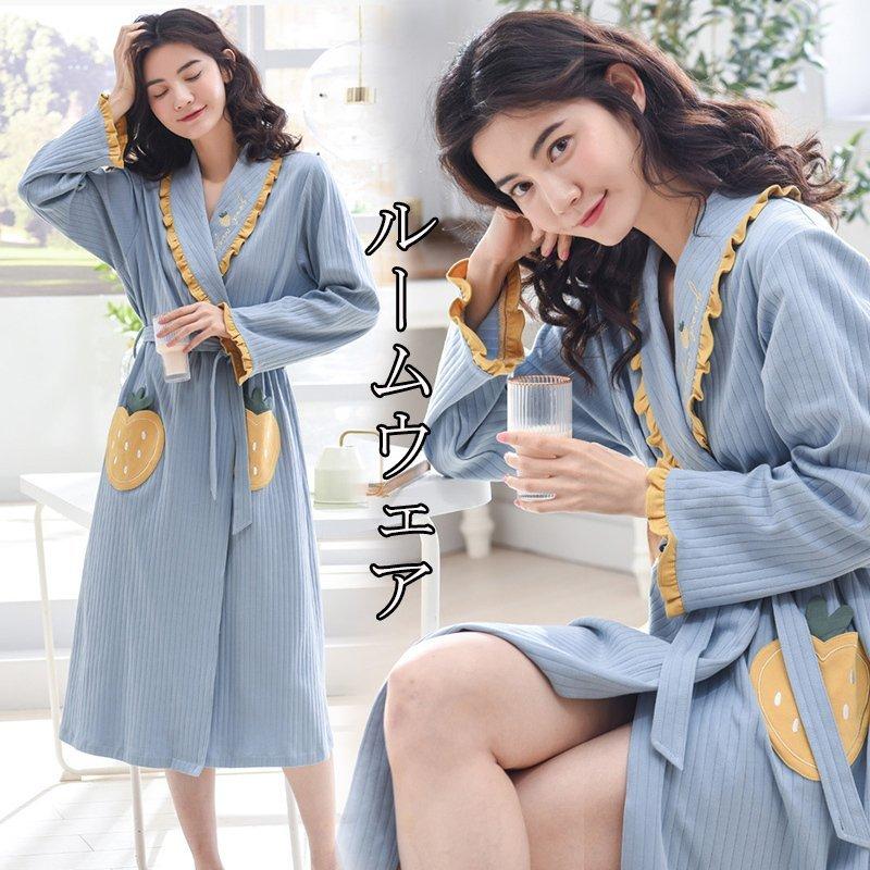 安い カーディガンルームウェアパジャマフランネルロング丈防寒レディース冬コート部屋着モコモコルームウェア無地大きいサイズ Rakuten Www Aqtsolutions Com