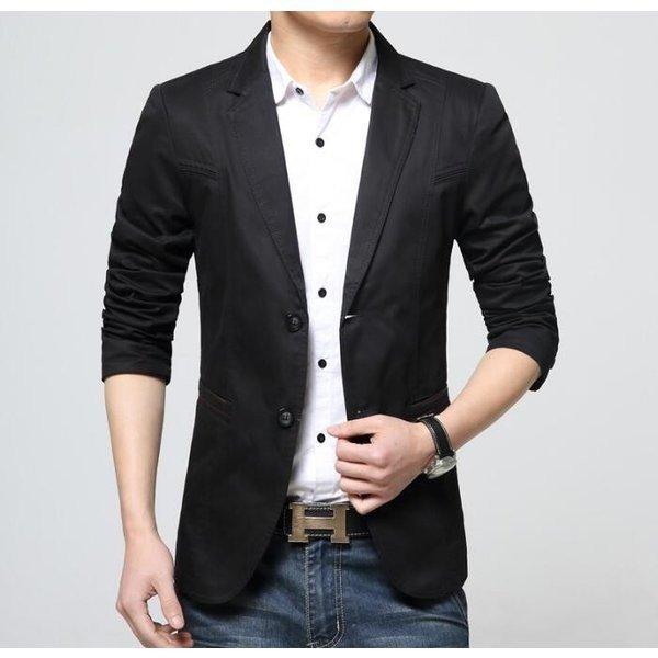 メンズ紳士服ジャケットスーツカジュアルスーツ無地おしゃれパーティー裏柄春秋着大きいサイズ男性3色 全国総量無料で