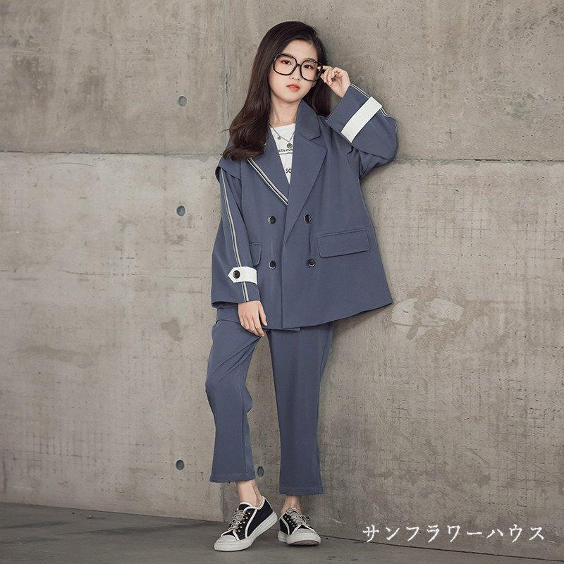 卒服卒業式女の子パンツスーツ2点セット入学式キッズフォーマル発表会スーツ卒園式七五三フォーマルスーツ韓国ファッション Cupload Chobo 通販 Yahoo ショッピング