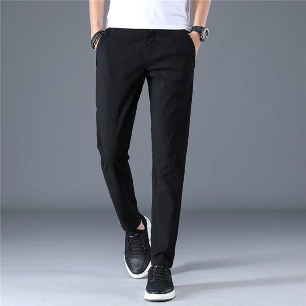 チノパン メンズ スリムパンツ ストレッチパンツ 紳士 スラックス 黒パン 美脚 小尻 薄手 美シルエット スキニー 春夏秋 最新入荷