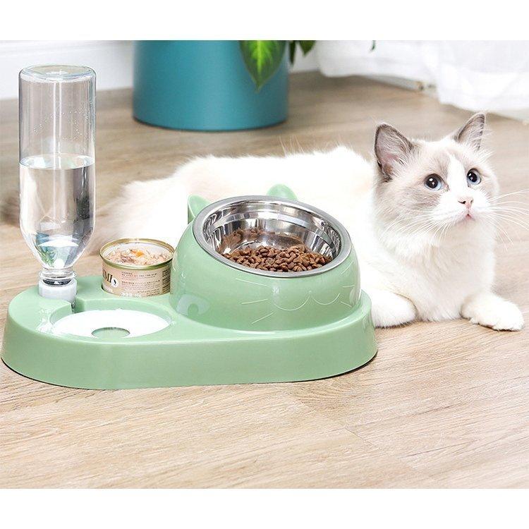 食器台 付き フードボウル 猫用 犬猫 自動給水器 ペットフィーダー兼用 給水器 食器 水飲み器 犬 猫 最大76 Offクーポン 食事 スタンド 餌入れ ご飯