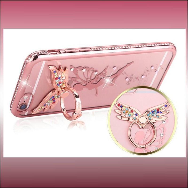 スマホリング 天使の翼！スマリング！ 指1本でiPhoneやスマホ等を