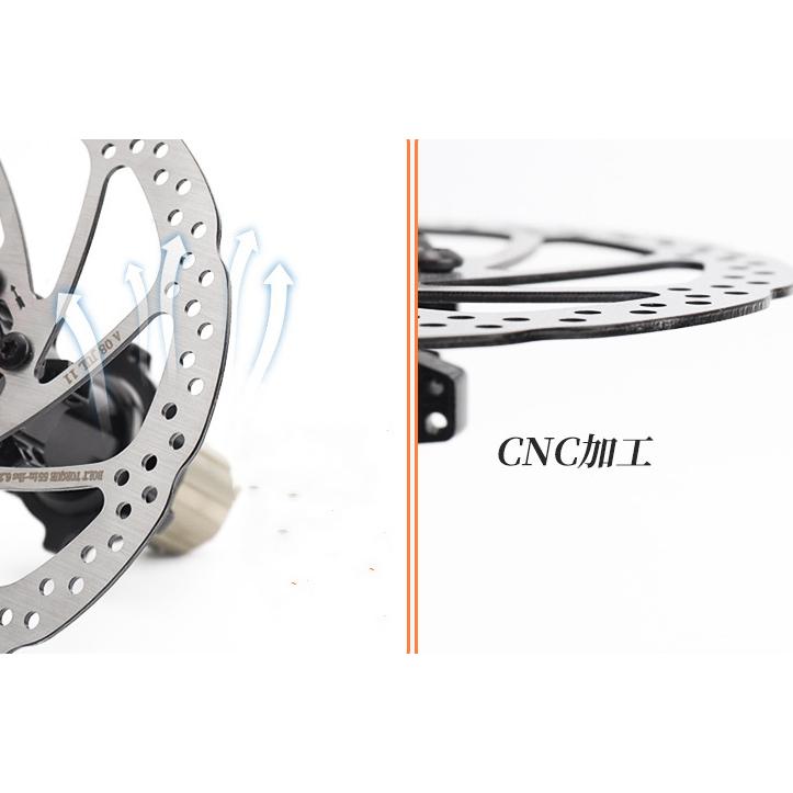 自転車用ディスクブレーキセット 二枚セット 自転車用ブレーキディスク ボルト付 160mm 電動自転車でも