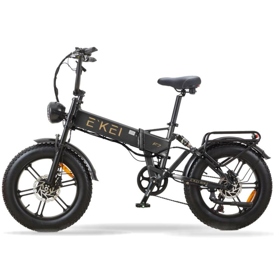EKEI F7　電動アシスト自転車 両輪駆動 電動バイク E'KEI F7 50cc 500Wダブルモーター 原付バイク