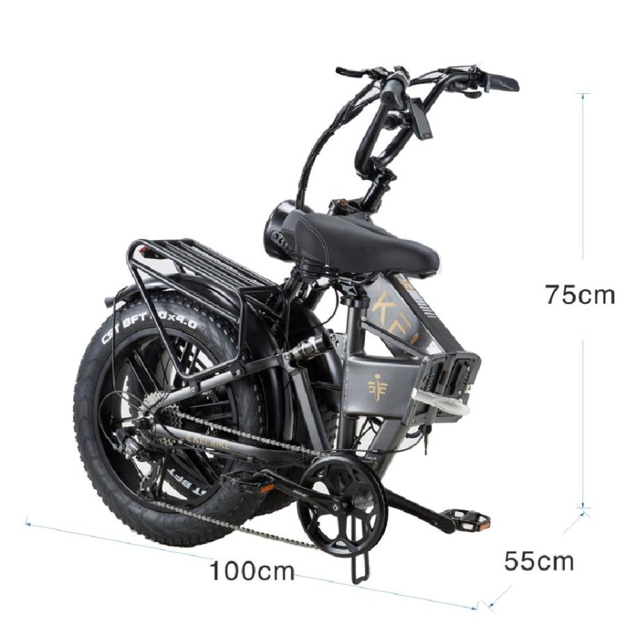 E'KEI F7 20インチ 20Ah 電動バイク一般原動機付自転車 1000W