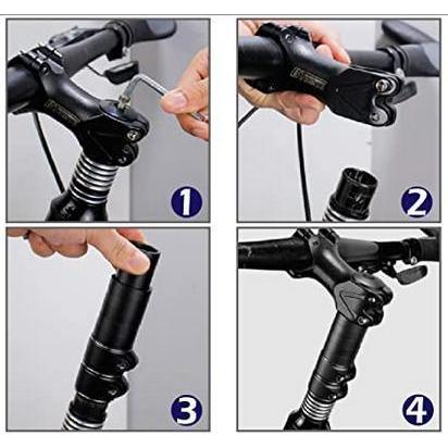 180MMアップ 自転車 ハンドルアップ ヘッドセット エクステンダー MTB