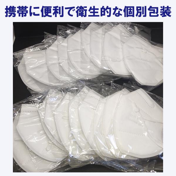 KN95 高機能マスク ベーシック 20枚 箱タイプ 個別包装 ホワイト 5層フィルタ 花粉 快適 N95相当 微粒子カット 不織布  使い切り 耳調節 IBR アイビーアール |  | 07