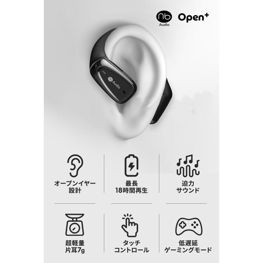 オープンイヤー ワイヤレスイヤホン ACREO OpenBuds マイク付き 次世代オープンイヤーヘッドホン、ACREO OpenBuds【2022年発売