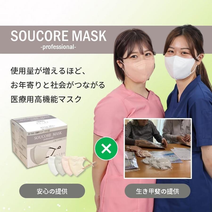 医療用 マスク SOUCORE -professional- 20枚 箱タイプ 個別包装