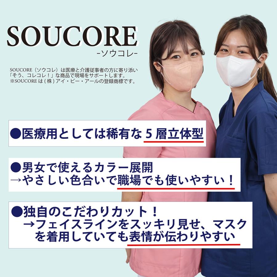 医療用 マスク SOUCORE -professional- 20枚 箱タイプ 個別包装