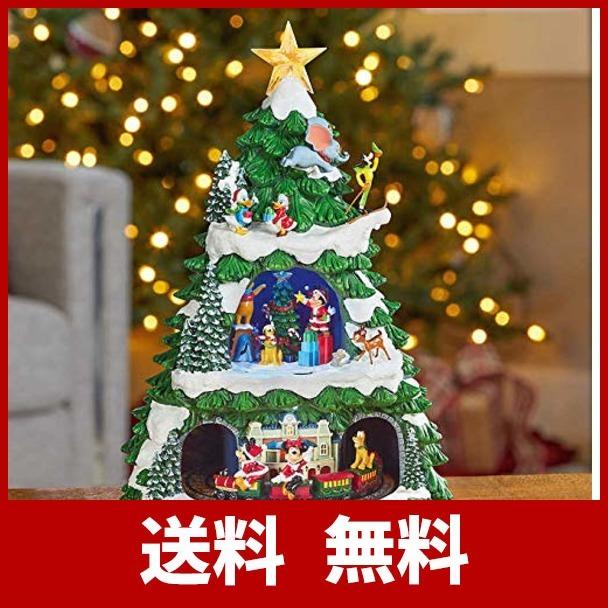 超特価sale開催 ライト クリスマスソング8曲 汽車 オブジェ 高さ約45cm ローティングトレイン ディズニークリスマスツリー 子供部屋家具