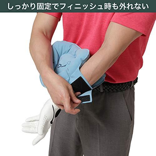 Tabata(タバタ) ゴルフ 素振り トレーニング 練習器具 スイング練習機 ゴルフ練習用品 両利き 水色 三角先生 Fit GV0366｜choco-k｜05