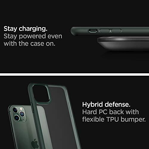 Spigen iPhone 11 Pro ケース 5.8インチ 対応 背面 クリア 米軍MIL規格取得 耐衝撃 カメラ保護 衝撃吸収 Qi充電 ワイヤレス充電 ウルトラ・ハイブリ｜choco-k｜08