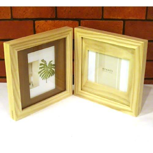 フォトフレーム 写真立て カラーウッド ペア フォトフレーム 2枚 ベージュ 0717 22 木製 縦向き 横向き 四角 写真立て 壁掛け可 ウッド ダブル ２連 0717 22 アクセサリーショップ Choco Tk 通販 Yahoo ショッピング