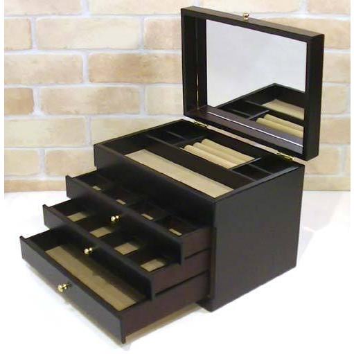 人気ブランド 木製ジュエリーボックス ｌ ダークブラウン 09 22 宝石箱 ジュエリーbox リング ジュエリーケース アクセサリー 在庫あり 即納 Www Royalheritage Jo