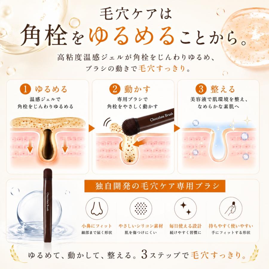チョコブラ スペシャル毛穴ケアセット 黒ずみ 角栓 いちご鼻