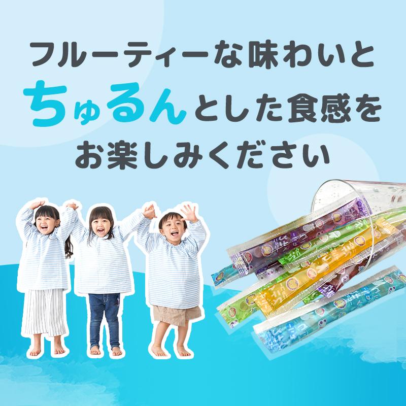 ゼリー【スティックゼリー4種類アソートセット（各種1袋25本×4袋セット