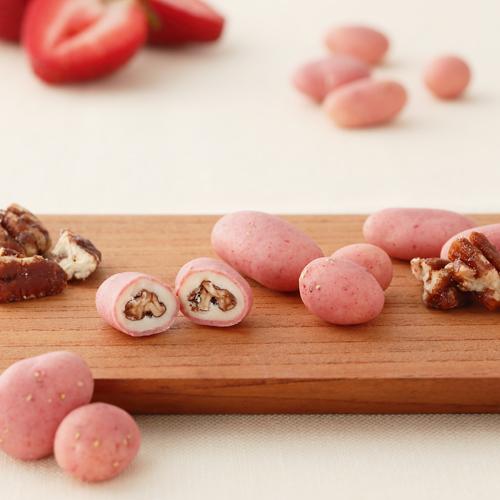 バレンタイン ストロベリーピーカンナッツチョコレート(小粒) (100g/袋) サロンドロワイヤル | サロンドロワイヤル | 06