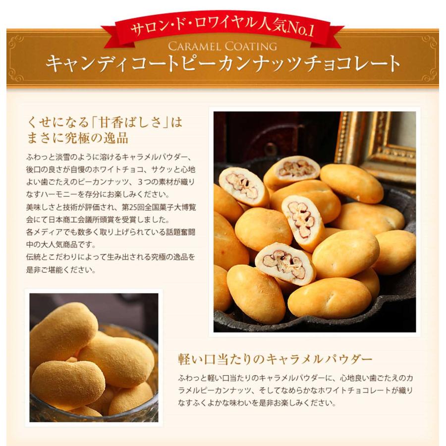 2026 ホワイトデー LA White Day(96g/箱) サロンドロワイヤル チョコレート ピーカンナッツ 詰め合わせ 手土産 | サロンドロワイヤル | 03