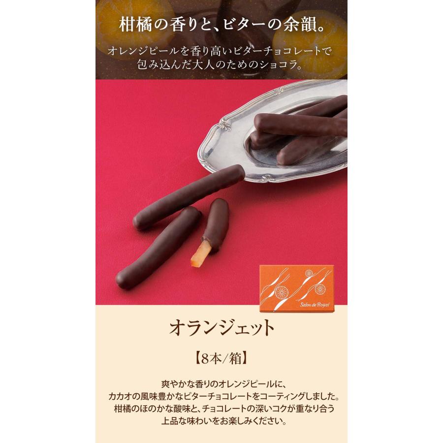 サロンドロワイヤル 新商品 オランジェット(8本/箱) チョコレート