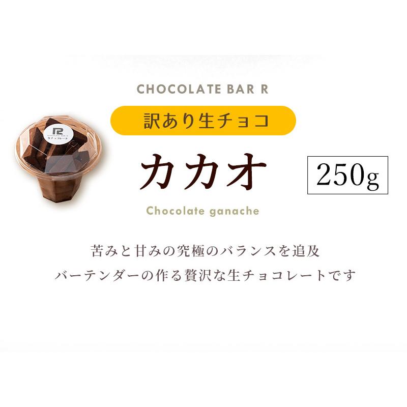 チョコレートショップ 訳あり 生チョコレート カカオ 250g スイーツ