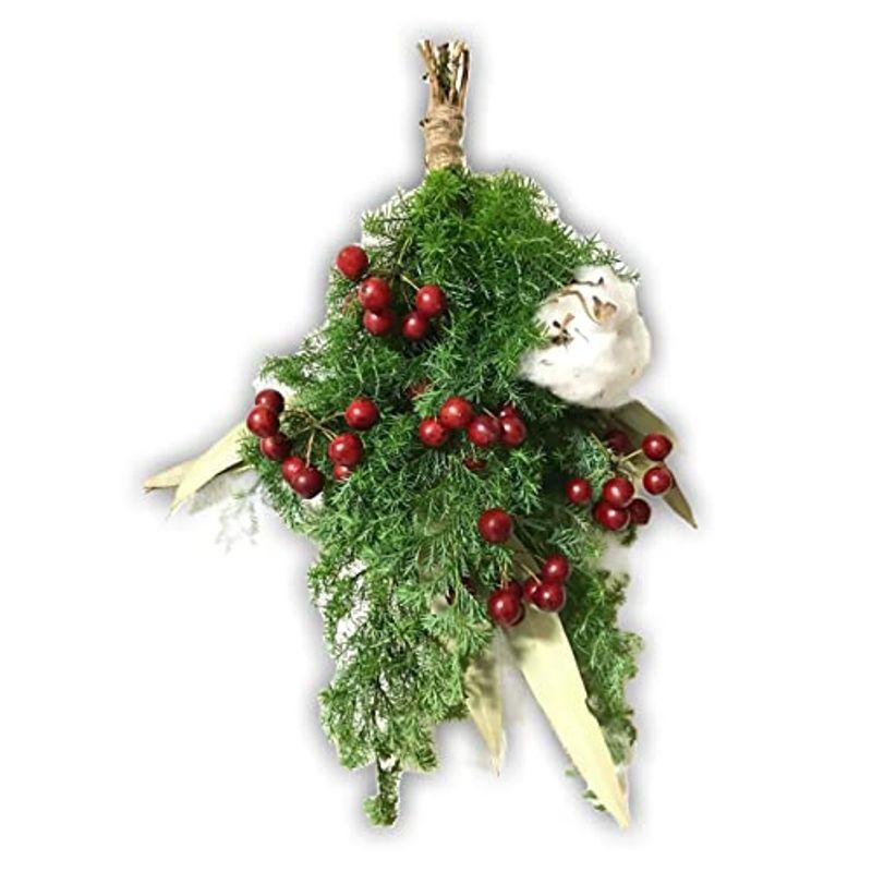 Lulu S ルルズ ドライフラワー クリスマス スワッグリース オーナメント プレゼント ギフト スワッグリース プリザーブドフラワー ド Yal90xqwtm Superopticas Com