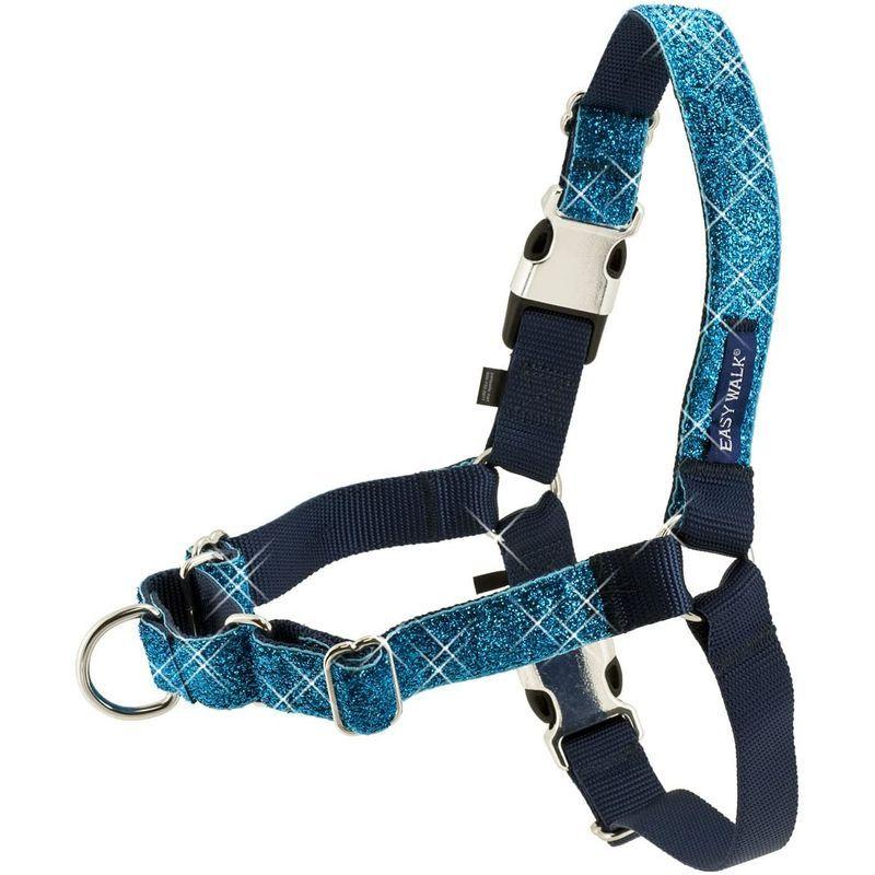 PetSafe イージーウォークハーネス 犬 ハーネス 大型犬 引っ張り防止 調整簡単 抜けない 耐久性が高い（L ブルー ブリング） イージーウォークハーネス ハーネス 大型犬 引っ張り防止 調整簡単 抜けない 耐久性が高い ブルー ブリング サイズ