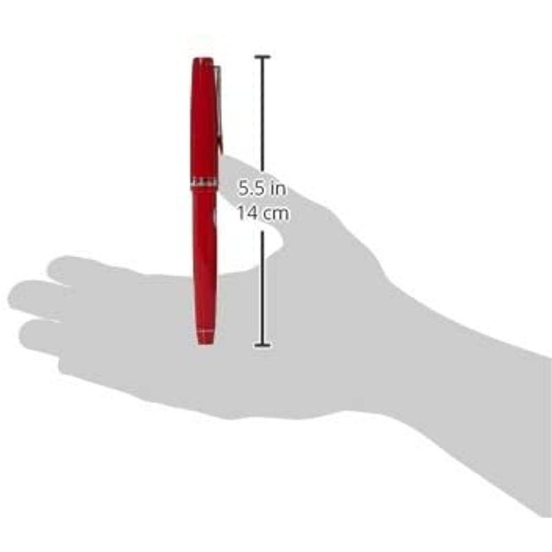 パイロット 万年筆 エラボー 細字・軟 レッド FE-18SR-R-SF 細字 SF 万年筆 エラボー レッド FE 18SR