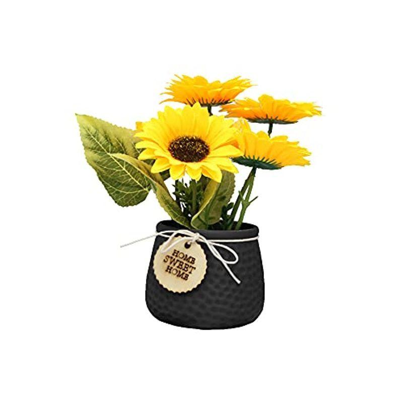 大人気商品 Aicvhinひまわり 造花 人工観葉植物 ひまわり 鉢植え 花鉢 ひまわりの